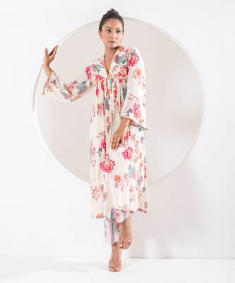 Madhubala ivory suit set 1