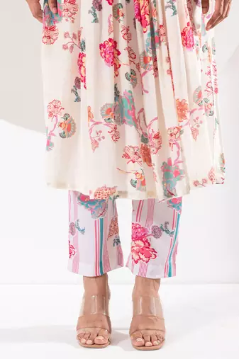 Madhubala ivory suit set