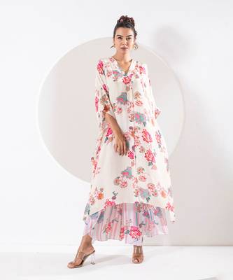 Saavni ivory kaftan set 2