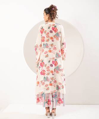 Saavni ivory kaftan set 4