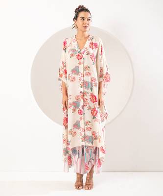 Saavni ivory kaftan set 5