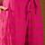 Women pink viscose rayon ethnic motifs printed straight kurta palazzos with dupatta