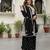 Trendmalls Women's art silk embroidery a line kurta sharara with dupatta set