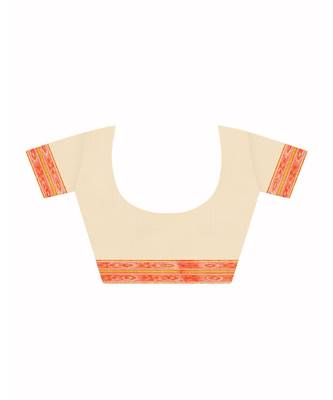 Multicolor handloom kota doria with hand block prints 4