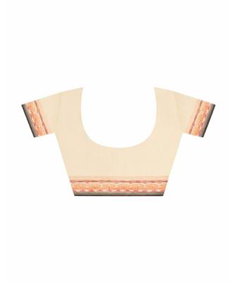 Multicolor handloom kota doria with hand block prints 4