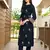 Navy-blue hand embroidery art silk straight cut kurta & pants set