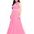 pink georgett velvet patch work salwar with dupatta