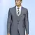 Grey with black checks suit