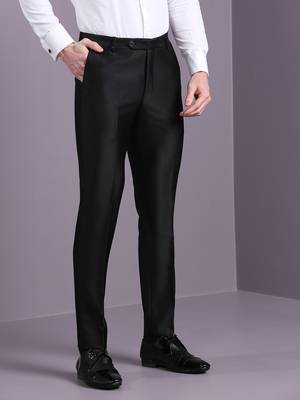 Black velvet ethnic motif embroidered suit 4