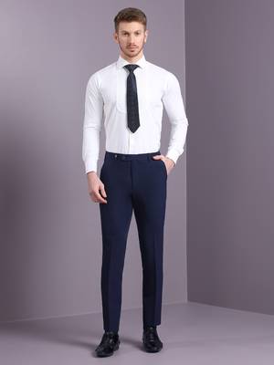 Blue jacquard suit with blue dori work 3