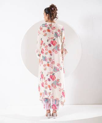 Rukmini ivory kaftan set 2
