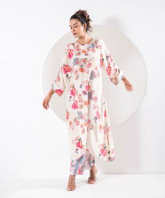Rukmini ivory kaftan set 3