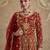  RED NET ANARKALI SALWAR SUIT GOWN