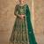  GREEN NET ANARKALI SALWAR SUIT GOWN