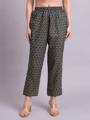 blue cotton buti printed & embroidery work kurta with trousers & dupatta set 5