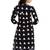 Long Short Triangle Print Stand Collared Kurta