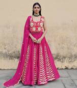 12 KALI LEAF EMBROIDERED LEHENGA WITH BLOUSE AND DUPATTA