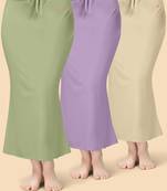 Solid nylon soft  petticoat skirts for women saree silhouette shape wear dress for saree shapewear
