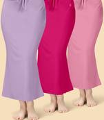 Solid nylon soft  petticoat skirts for women saree silhouette shape wear dress for saree shapewear