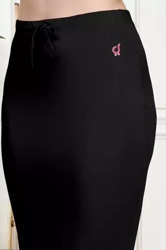 Solid nylon soft  petticoat skirts for women saree silhouette shape wear dress for saree shapewear