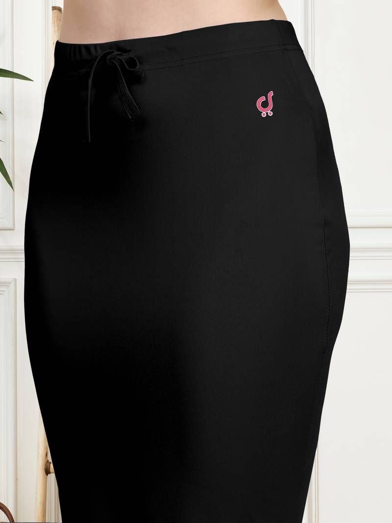 Solid nylon soft  petticoat skirts for women saree silhouette shape wear dress for saree shapewear