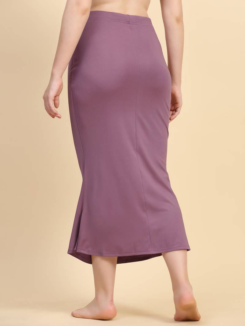 Solid nylon soft  petticoat skirts for women saree silhouette shape wear dress for saree shapewear