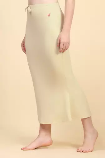 Trendmalls Solid nylon soft  petticoat skirts for women saree silhouette shape wear dress for saree shapewear