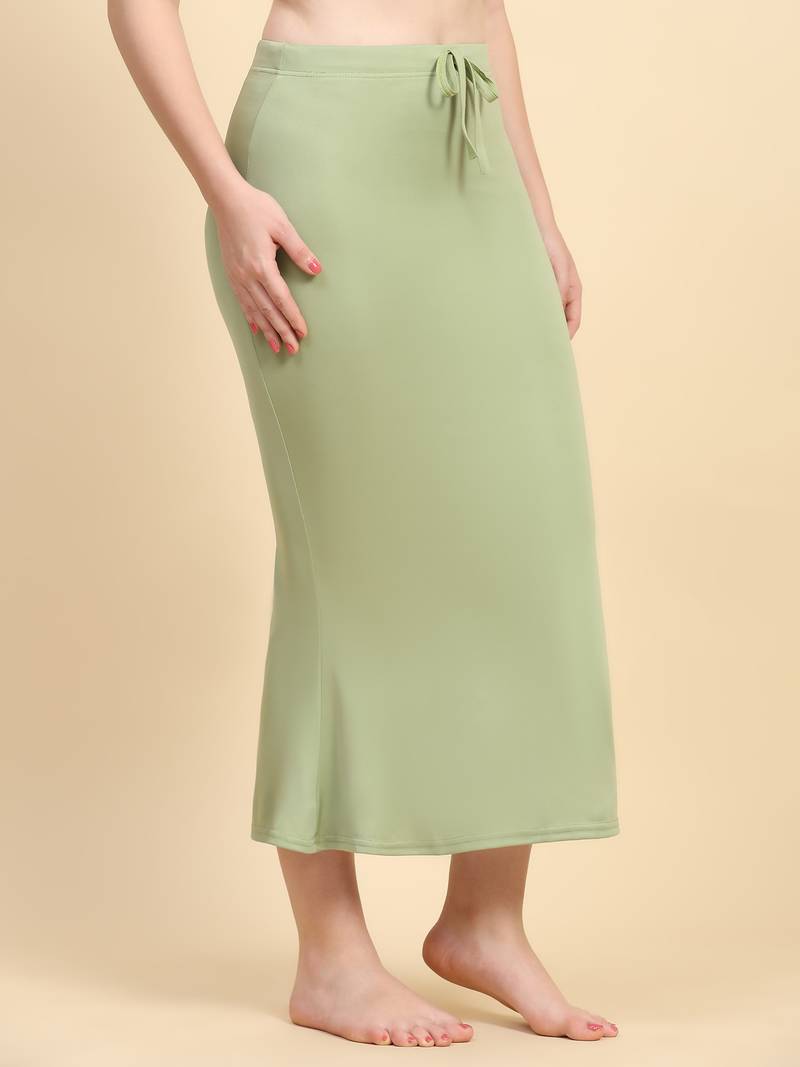 Solid nylon soft  petticoat skirts for women saree silhouette shape wear dress for saree shapewear