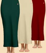 Solid nylon soft  petticoat skirts for women saree silhouette shape wear dress for saree shapewear
