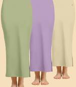 Solid nylon soft  petticoat skirts for women saree silhouette shape wear dress for saree shapewear