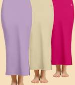 Solid nylon soft  petticoat skirts for women saree silhouette shape wear dress for saree shapewear