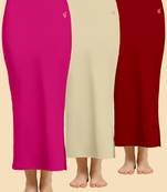 Solid nylon soft  petticoat skirts for women saree silhouette shape wear dress for saree shapewear