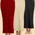 Trendmalls Solid nylon soft  petticoat skirts for women saree silhouette shape wear dress for saree shapewear
