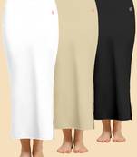 Solid nylon soft  petticoat skirts for women saree silhouette shape wear dress for saree shapewear