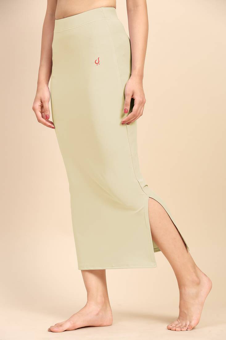 Solid nylon soft  petticoat skirts for women saree silhouette shape wear dress for saree shapewear