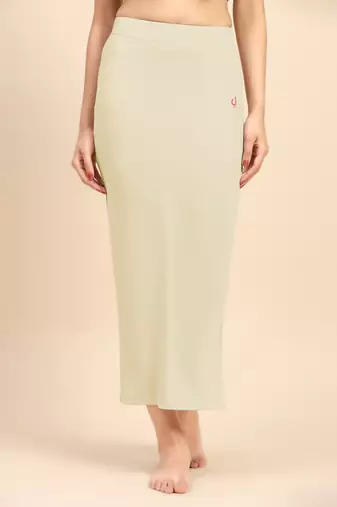 Solid nylon soft  petticoat skirts for women saree silhouette shape wear dress for saree shapewear