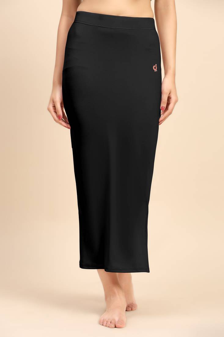 Solid nylon soft  petticoat skirts for women saree silhouette shape wear dress for saree shapewear