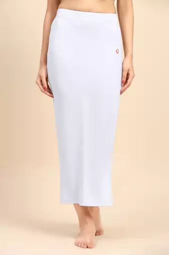 Solid nylon soft  petticoat skirts for women saree silhouette shape wear dress for saree shapewear
