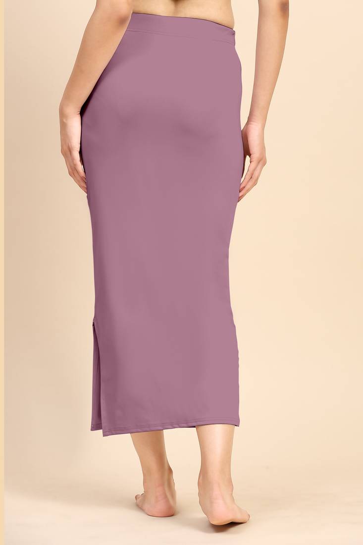 Solid nylon soft  petticoat skirts for women saree silhouette shape wear dress for saree shapewear