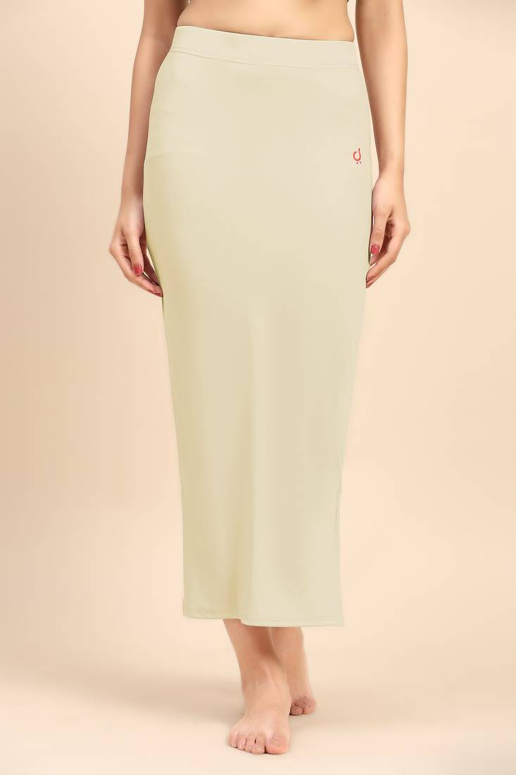 Solid nylon soft  petticoat skirts for women saree silhouette shape wear dress for saree shapewear