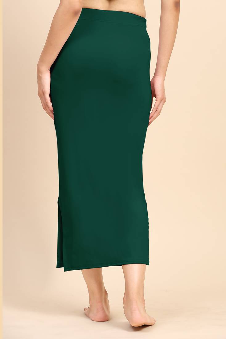 Solid nylon soft  petticoat skirts for women saree silhouette shape wear dress for saree shapewear