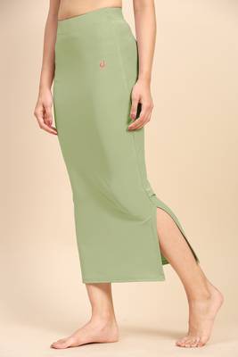Trendmalls Solid nylon soft  petticoat skirts for women saree silhouette shape wear dress for saree shapewear 2