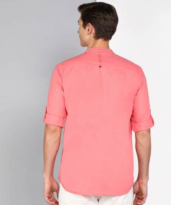 men's mandarin collar linen cotton casual shirt | indowestern shirt for men 2
