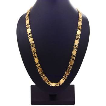 gold plated laxmi link necklace gold link necklace chain 4