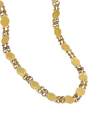 gold plated laxmi link necklace gold link necklace chain 5