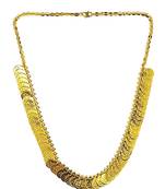 gold plated laxmi coin necklace gold necklace chain