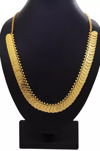  gold plated laxmi coin necklace gold necklace chain