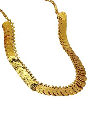  gold plated laxmi coin necklace gold necklace chain 4