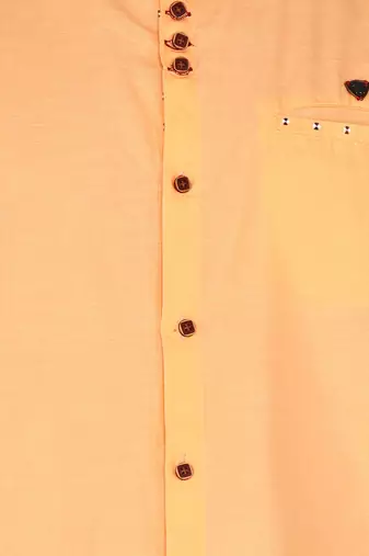 men's mandarin collar linen cotton casual shirt | indowestern shirt for men