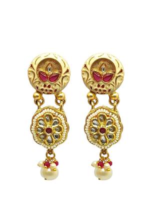  gold plated meenakari choker necklace set 4